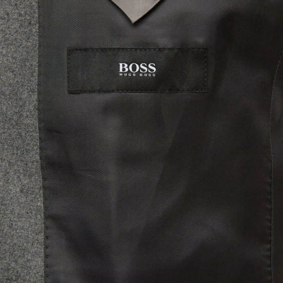 Hugo Boss Men's 'Randal' Grey Slim Fit Wool Sport Coat Blazer, 46R - Picture 6 of 6